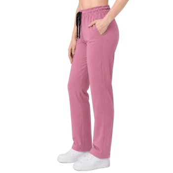 Spodnie medyczne proste klasyczne brudny róż casual premium roz. 3XL